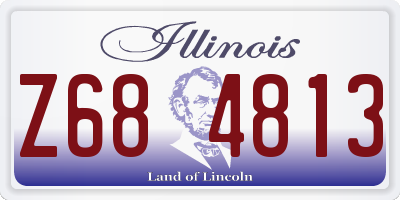 IL license plate Z684813