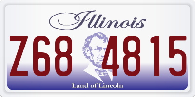 IL license plate Z684815