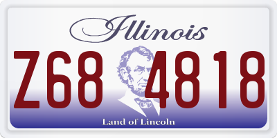 IL license plate Z684818