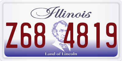 IL license plate Z684819