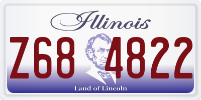 IL license plate Z684822