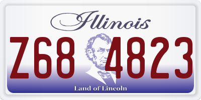 IL license plate Z684823