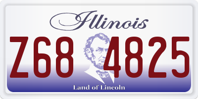 IL license plate Z684825