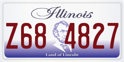 IL license plate Z684827