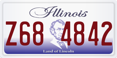 IL license plate Z684842