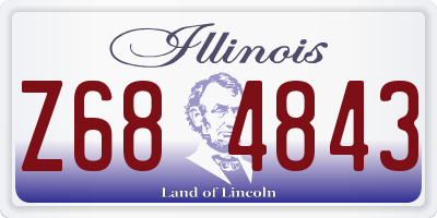 IL license plate Z684843
