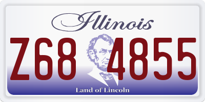 IL license plate Z684855