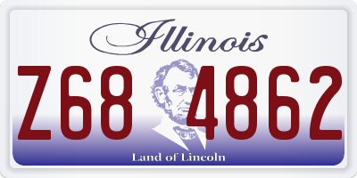 IL license plate Z684862