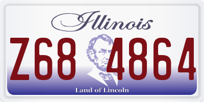 IL license plate Z684864