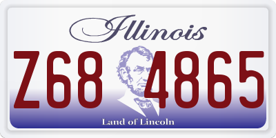 IL license plate Z684865