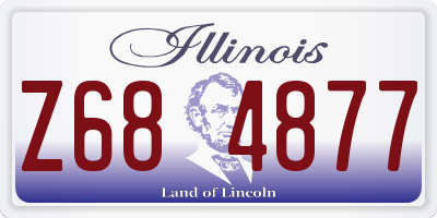 IL license plate Z684877