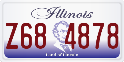 IL license plate Z684878