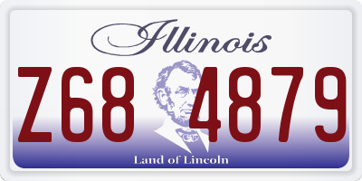 IL license plate Z684879
