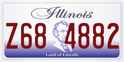 IL license plate Z684882