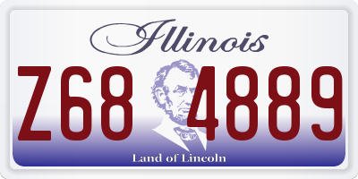 IL license plate Z684889