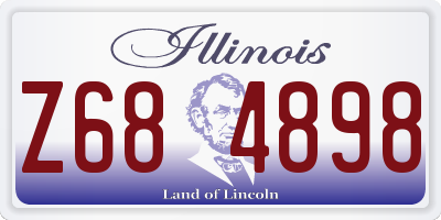 IL license plate Z684898