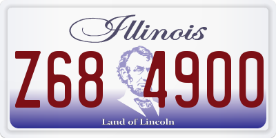 IL license plate Z684900