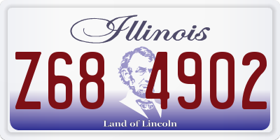 IL license plate Z684902