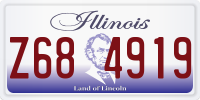 IL license plate Z684919