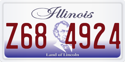 IL license plate Z684924