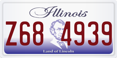 IL license plate Z684939