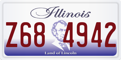 IL license plate Z684942