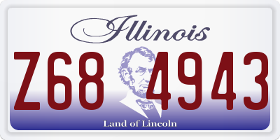 IL license plate Z684943