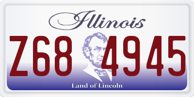 IL license plate Z684945