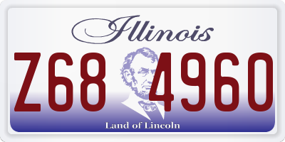 IL license plate Z684960