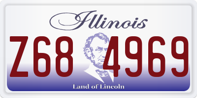 IL license plate Z684969