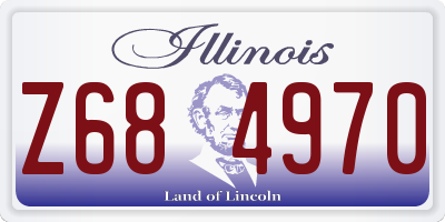IL license plate Z684970