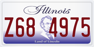IL license plate Z684975