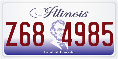 IL license plate Z684985