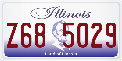 IL license plate Z685029