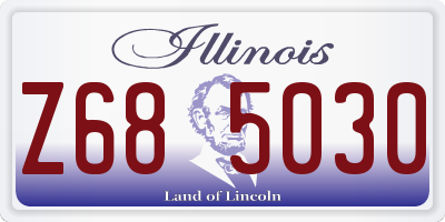 IL license plate Z685030