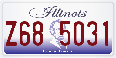 IL license plate Z685031