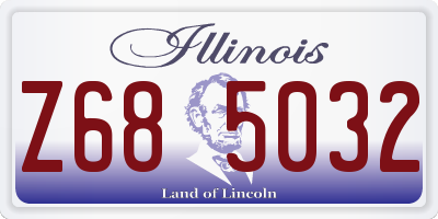 IL license plate Z685032