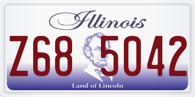 IL license plate Z685042