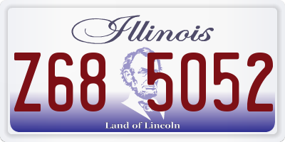 IL license plate Z685052