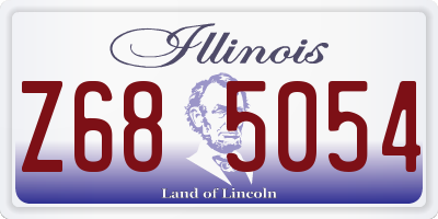 IL license plate Z685054