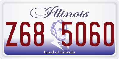 IL license plate Z685060