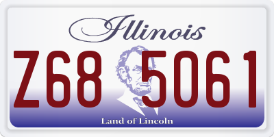 IL license plate Z685061