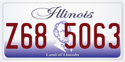 IL license plate Z685063