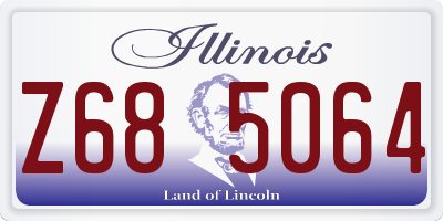 IL license plate Z685064
