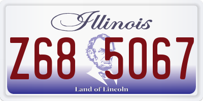 IL license plate Z685067