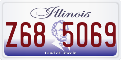 IL license plate Z685069