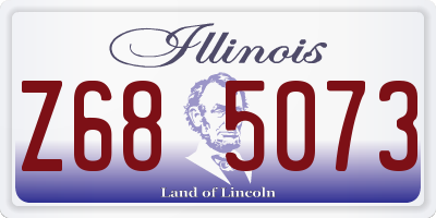 IL license plate Z685073