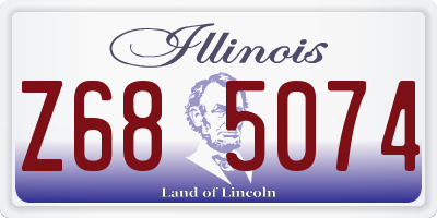 IL license plate Z685074