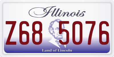 IL license plate Z685076