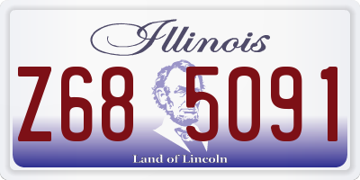 IL license plate Z685091